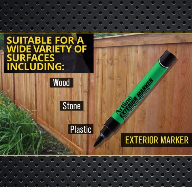 ปากกาเคมีงานภายนอก ARTLINE EXTERIOR MARKER 1.5 มม. สีดำ_3
